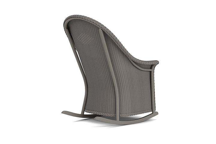 Lloyd Flanders™ Loom High Back Porch Rocker - Pewter