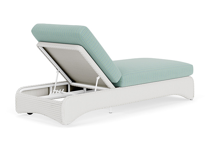 Lloyd Flanders™ Loom Chaise - Matte White