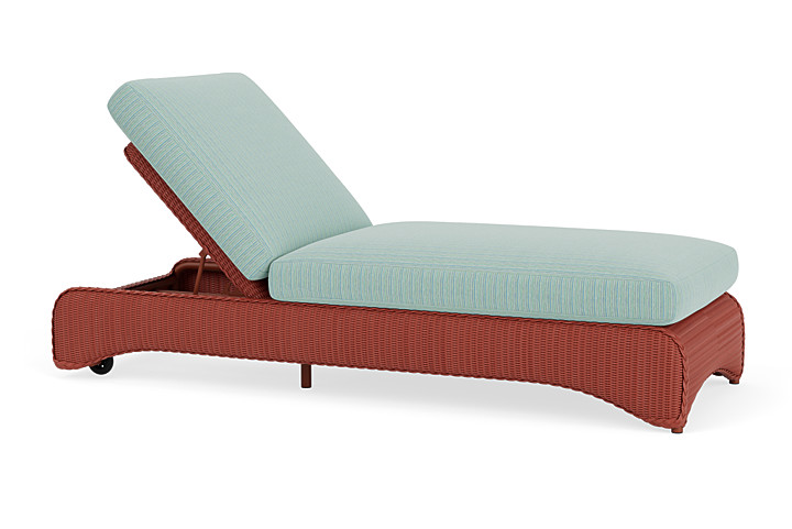 Lloyd Flanders™ Loom Chaise - Terracotta