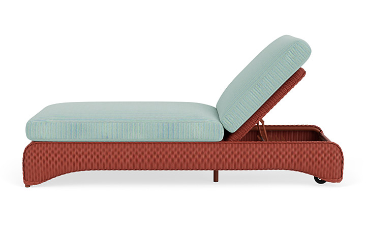 Lloyd Flanders™ Loom Chaise - Terracotta