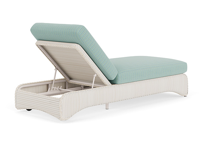 Lloyd Flanders™ Loom Chaise - Antique White