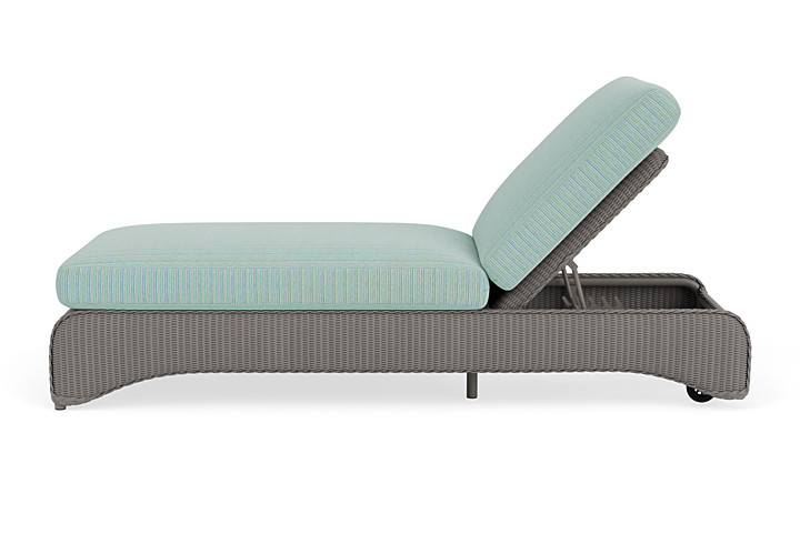 Lloyd Flanders™ Loom Chaise - Pewter