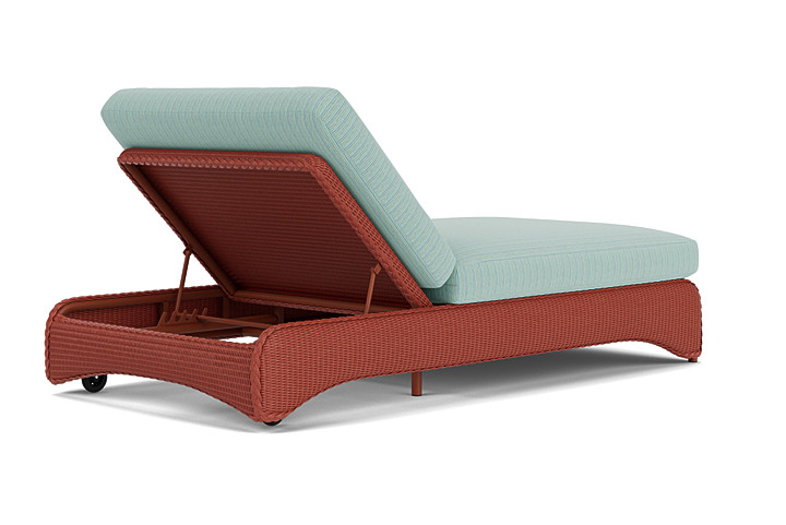 Lloyd Flanders™ Loom Double Chaise - Terracotta