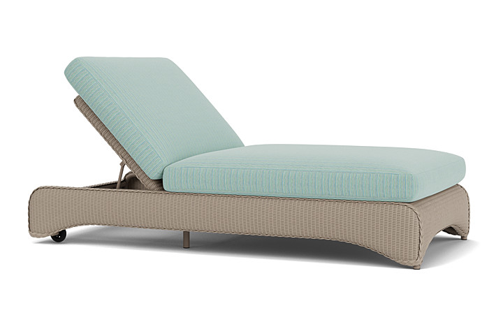 Lloyd Flanders™ Loom Double Chaise - French Beige