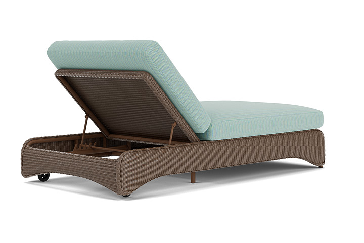 Lloyd Flanders™ Loom Double Chaise - Bark