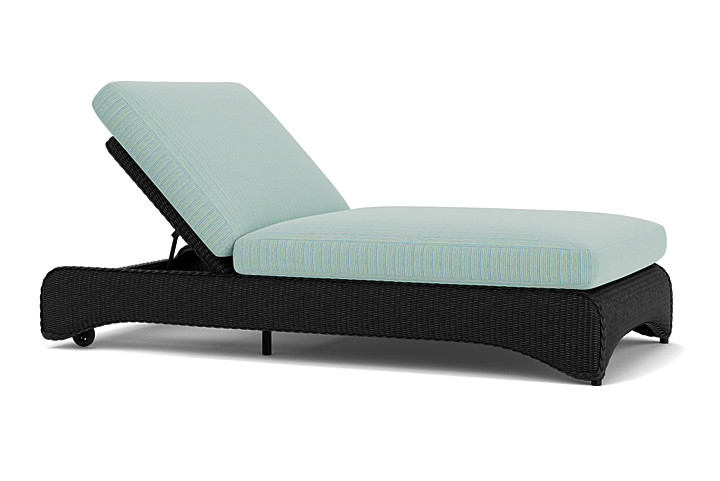 Lloyd Flanders™ Loom Double Chaise - Ebony