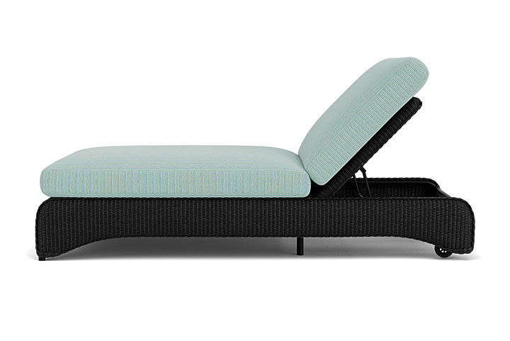 Lloyd Flanders™ Loom Double Chaise - Ebony