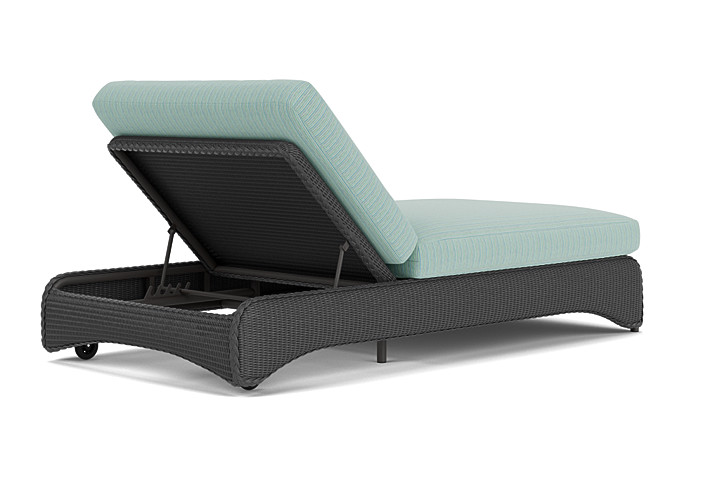 Lloyd Flanders™ Loom Double Chaise - Charcoal