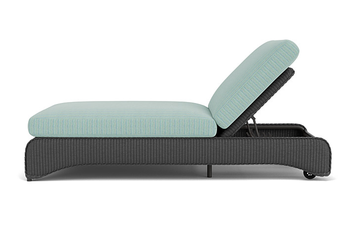 Lloyd Flanders™ Loom Double Chaise - Charcoal