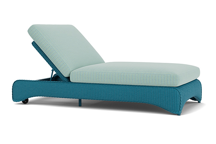 Lloyd Flanders™ Loom Double Chaise - Peacock