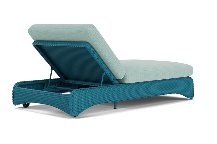 Lloyd Flanders™ Loom Double Chaise - Peacock