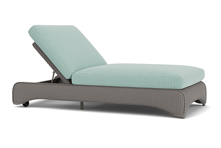 Lloyd Flanders™ Loom Double Chaise - Pewter