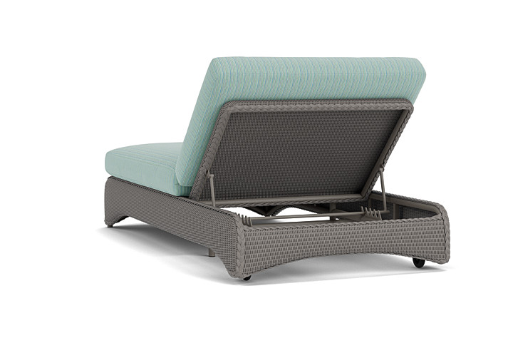 Lloyd Flanders™ Loom Double Chaise - Pewter