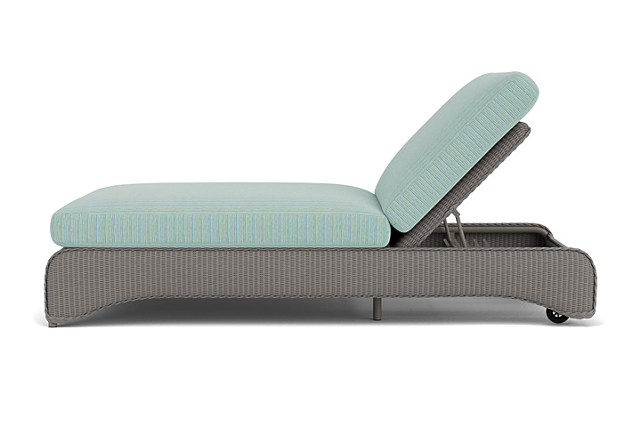 Lloyd Flanders™ Loom Double Chaise - Pewter