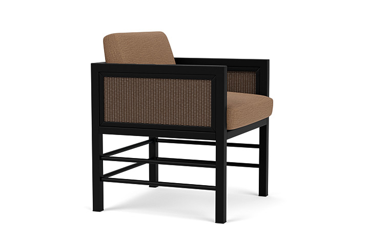 Lloyd Flanders™ Southport Dining Armchair - Bark, Canvas Natural