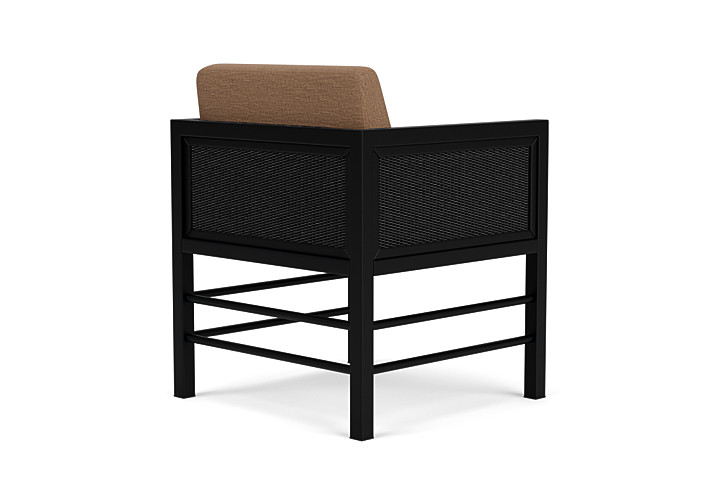 Lloyd Flanders™ Southport Dining Armchair - Ebony, Canvas Natural