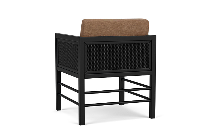 Lloyd Flanders™ Southport Dining Armchair - Ebony, Canvas Natural