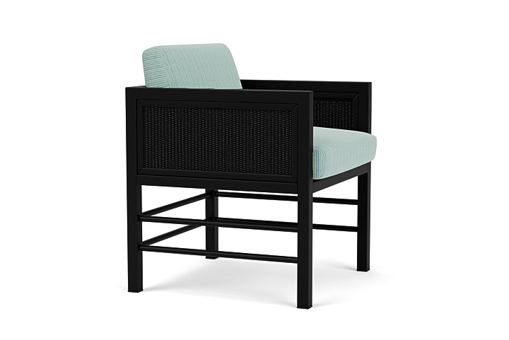 Lloyd Flanders™ Southport Dining Armchair - Ebony, Unearth Dew