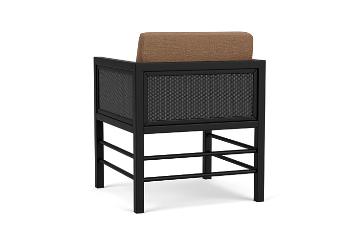 Lloyd Flanders™ Southport Dining Armchair - Charcoal, Canvas Natural