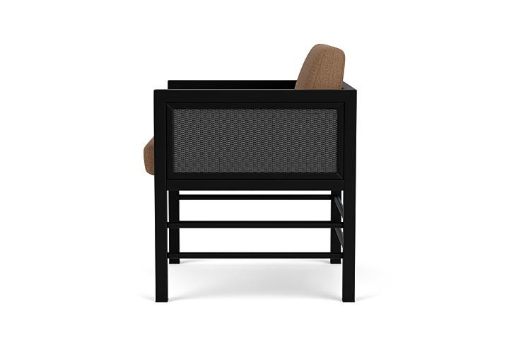 Lloyd Flanders™ Southport Dining Armchair - Charcoal, Canvas Natural