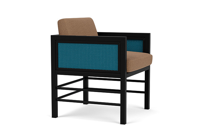 Lloyd Flanders™ Southport Dining Armchair - Peacock, Canvas Natural