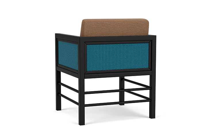 Lloyd Flanders™ Southport Dining Armchair - Peacock, Canvas Natural