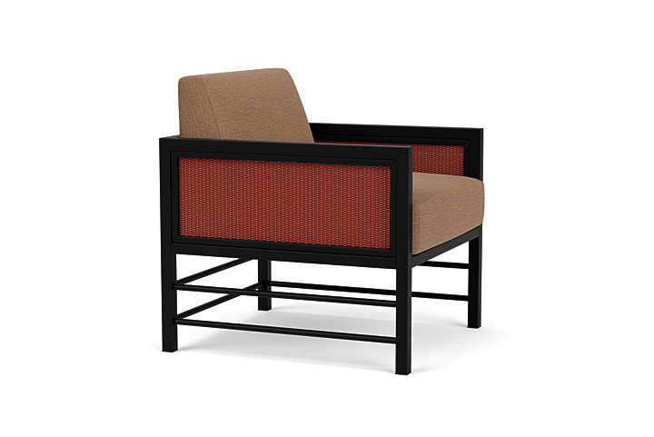 Lloyd Flanders™ Southport Lounge Chair - Terracotta, Canvas Natural