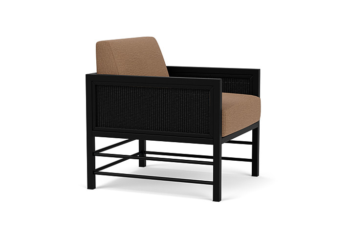 Lloyd Flanders™ Southport Lounge Chair - Ebony, Canvas Natural