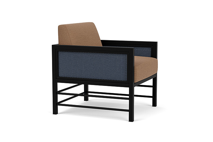 Lloyd Flanders™ Southport Lounge Chair - Denim Blue, Canvas Natural