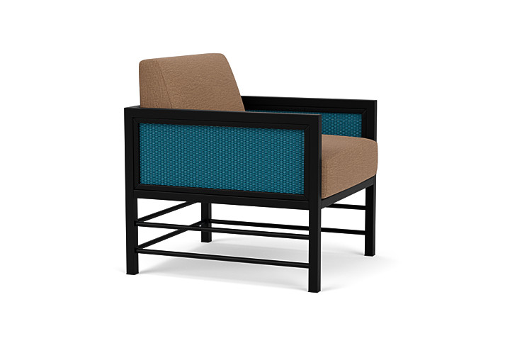 Lloyd Flanders™ Southport Lounge Chair - Peacock, Canvas Natural