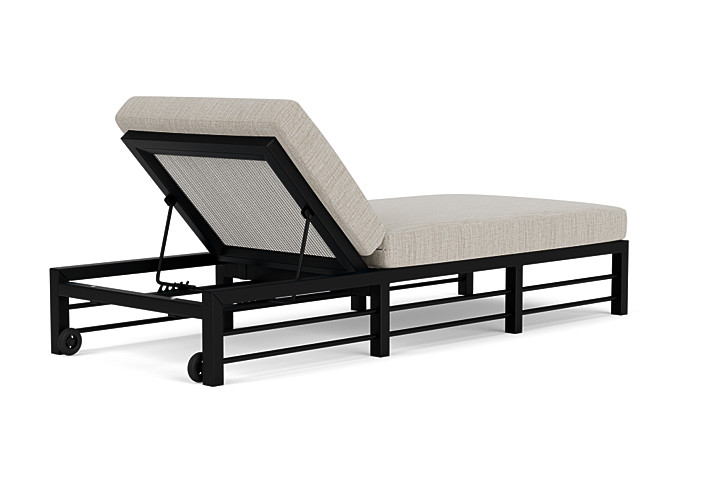 Lloyd Flanders™ Southport Chaise  - Matte White, Callen Celadon