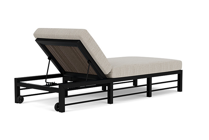 Lloyd Flanders™ Southport Chaise  - Bark, Callen Celadon