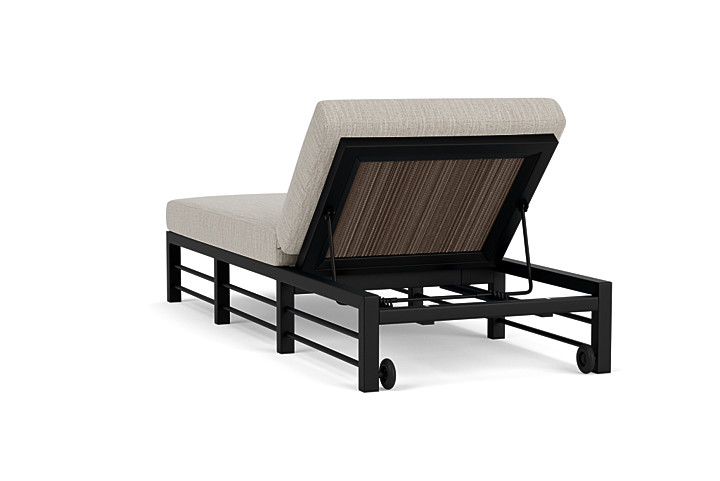 Lloyd Flanders™ Southport Chaise  - Bark, Callen Celadon