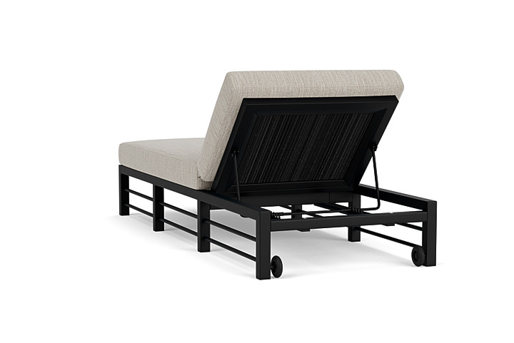 Lloyd Flanders™ Southport Chaise  - Ebony, Callen Celadon