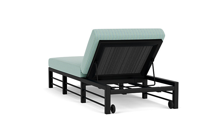 Lloyd Flanders™ Southport Chaise  - Charcoal, Unearth Dew