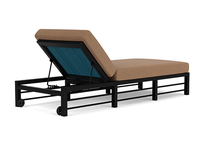 Lloyd Flanders™ Southport Chaise  - Peacock, Canvas Natural