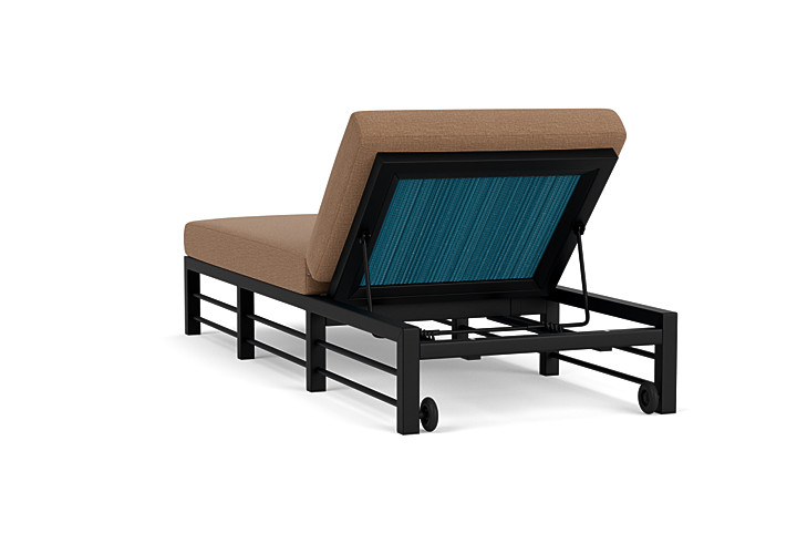 Lloyd Flanders™ Southport Chaise  - Peacock, Canvas Natural