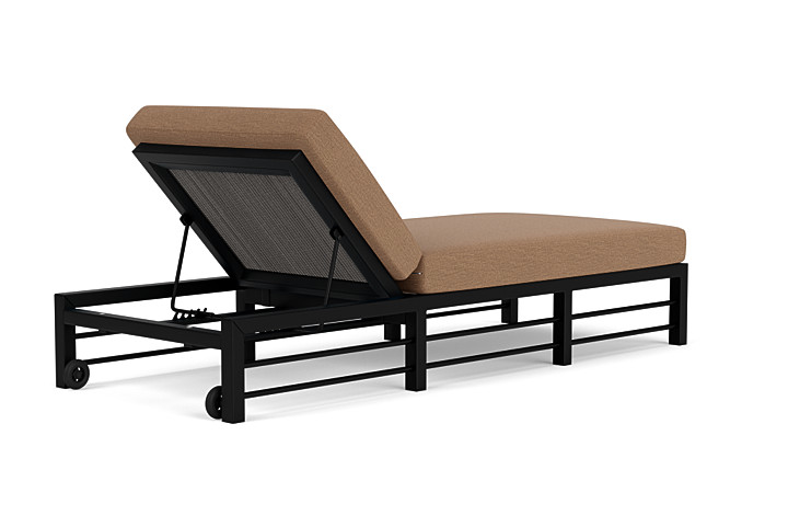 Lloyd Flanders™ Southport Chaise  - Pewter, Canvas Natural