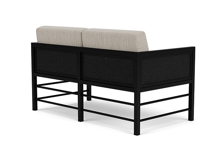 Lloyd Flanders™ Southport Loveseat - Ebony, Callen Celadon