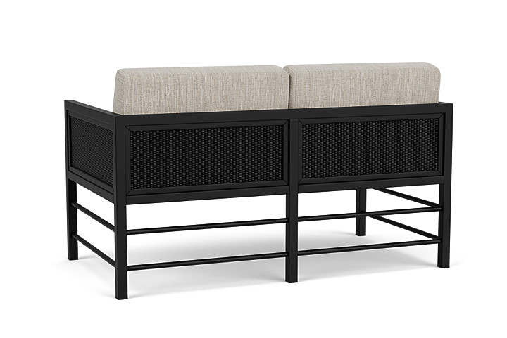 Lloyd Flanders™ Southport Loveseat - Ebony, Callen Celadon