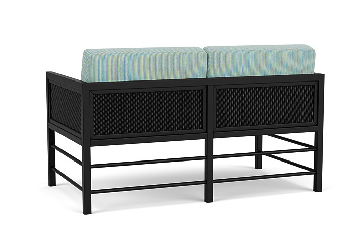 Lloyd Flanders™ Southport Loveseat - Ebony, Unearth Dew