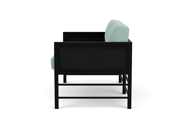 Lloyd Flanders™ Southport Loveseat - Ebony, Unearth Dew