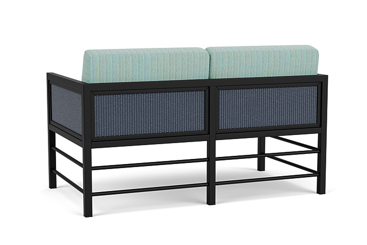 Lloyd Flanders™ Southport Loveseat - Denim Blue, Unearth Dew