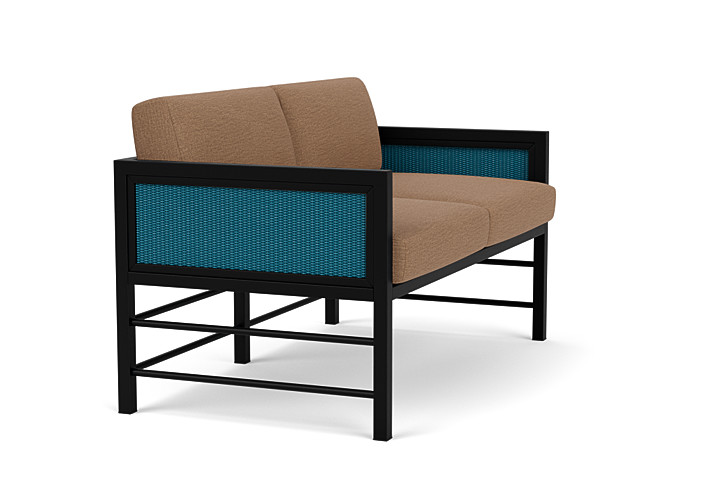 Lloyd Flanders™ Southport Loveseat - Peacock, Canvas Natural