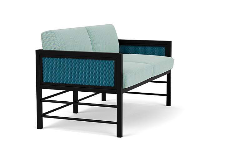 Lloyd Flanders™ Southport Loveseat - Peacock, Unearth Dew