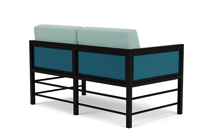 Lloyd Flanders™ Southport Loveseat - Peacock, Unearth Dew