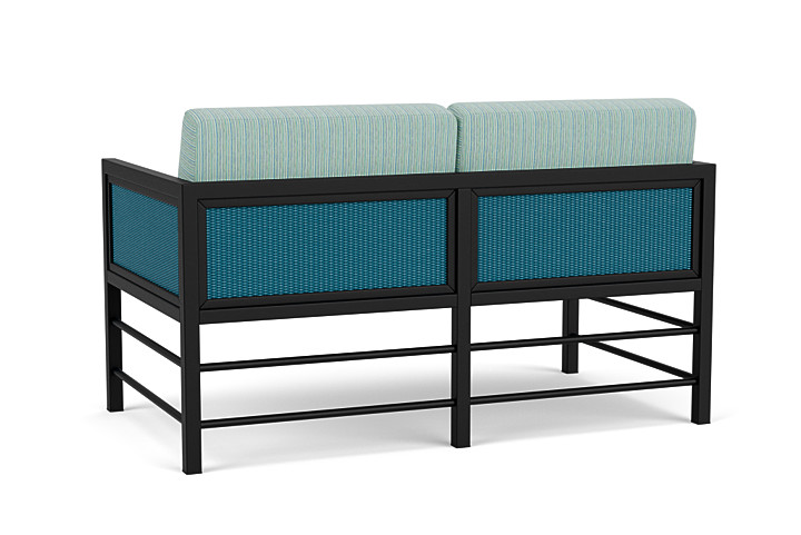 Lloyd Flanders™ Southport Loveseat - Peacock, Unearth Dew