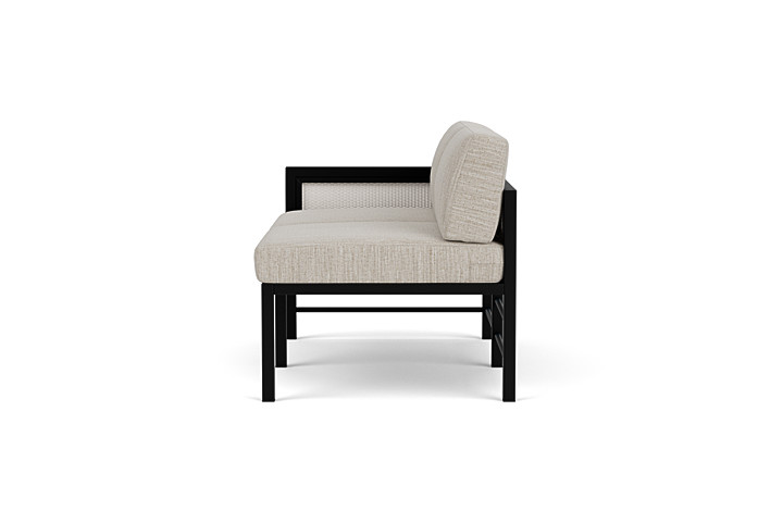 Lloyd Flanders™ Southport Right Arm Loveseat - White, Callen Celadon