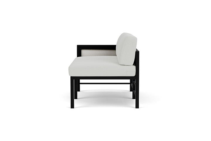 Lloyd Flanders™ Southport Right Arm Loveseat - Matte White, Loveboat Mint