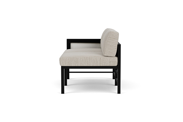 Lloyd Flanders™ Southport Right Arm Loveseat - Matte White, Callen Celadon